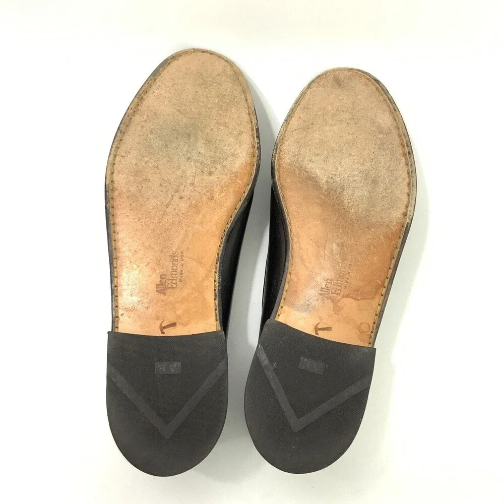 Allen Edmonds All Leather Woodstock Loafers NARROW Black Men 10.5C
